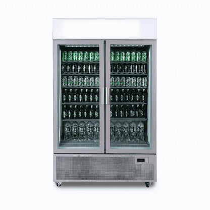 Bromic GM1100LS-NR - 2 Door Upright Display Fridge 1082L Mattys