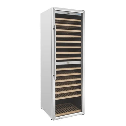 Refrigeration Polar G-Series Dual Zone Wine Fridge Stainless Steel - 180 Bottle - GM629-A Mattys