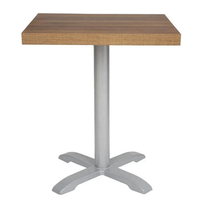 Benches Bolero Pre-drilled Square Table Rustic Oak 600mm - GR324 Bolero