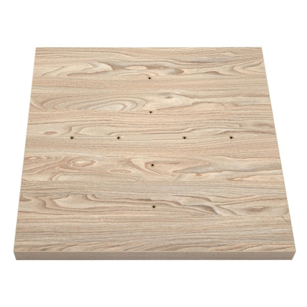 Shelving Bolero Pre-drilled Square Table Antique Natural 700mm - GR331 Bolero