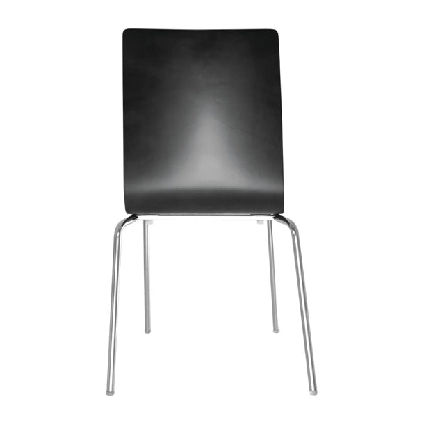 Shelving Bolero Black Square Back Side Chair (Pack of 4) - GR345 Bolero
