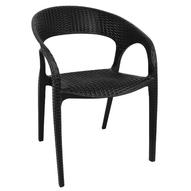 Bolero PP Rattan Wraparound Armchairs (Pack of 4) GR363 Mattys
