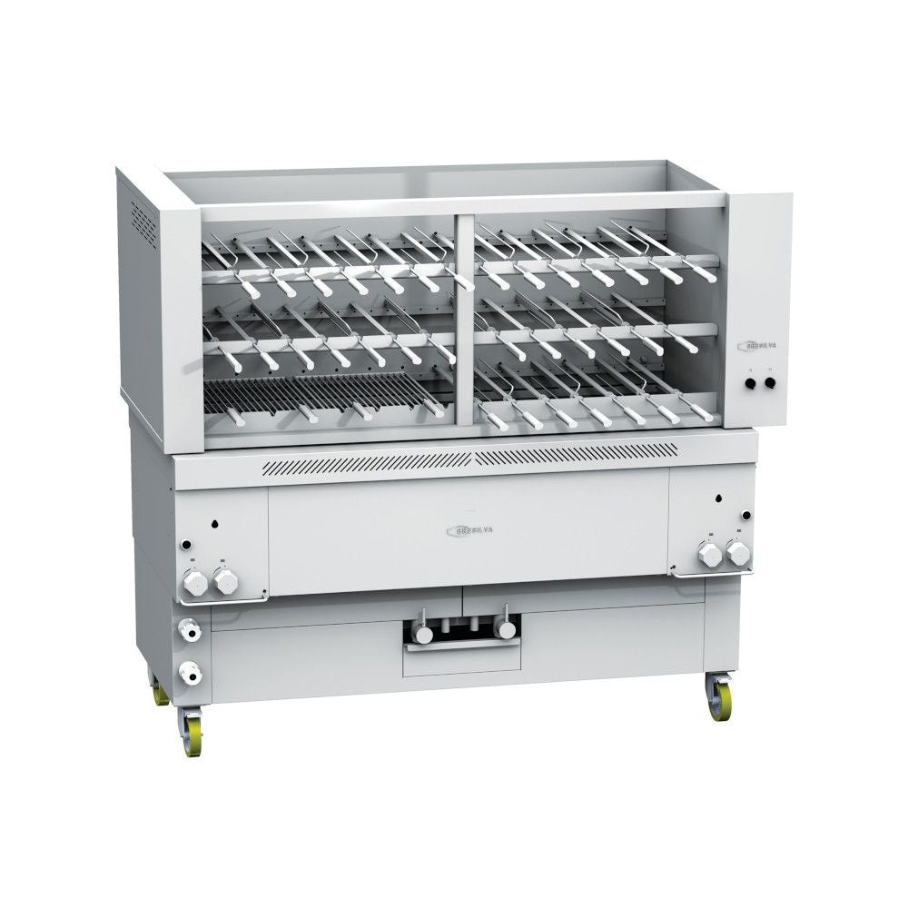 Gresilva Rodizio Direct Heat Multifuction Gas Grill with Auto-Feed water bath - GR40 Mattys