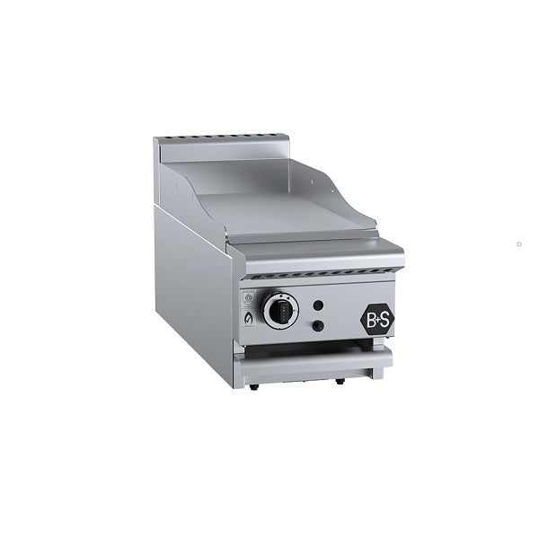 B+S Black GRP-3BM Gas Grill Plate 300mm - Bench Mounted Mattys