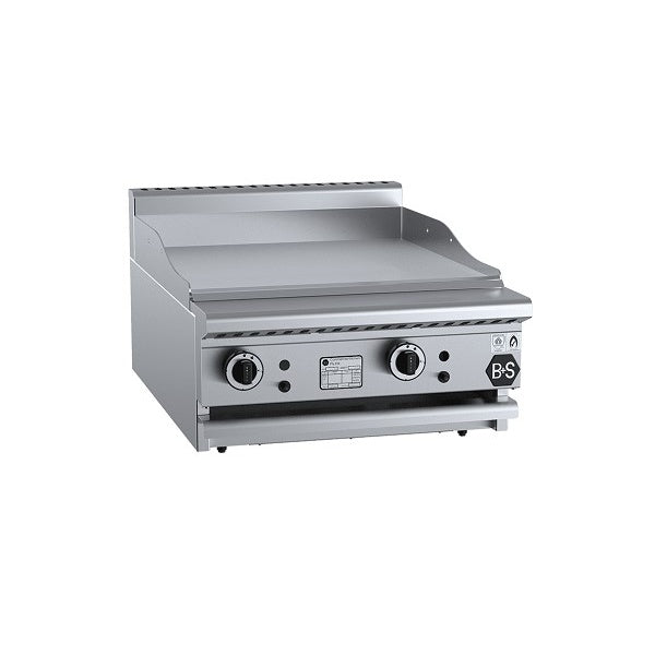 B+S Black GRP-6BM Gas Grill Plate 600mm - Bench Mounted Mattys