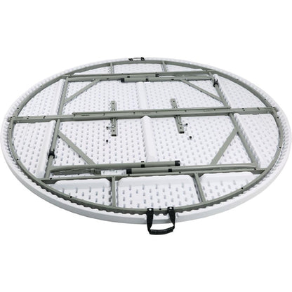 Shelving Bolero Round Centre Folding Table 6ft White - HC270 Bolero