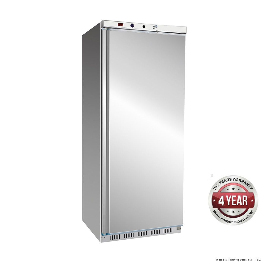 F.E.D. Temperate Thermaster HF600 S/S Single Door Freezer - HF600 S/S Mattys