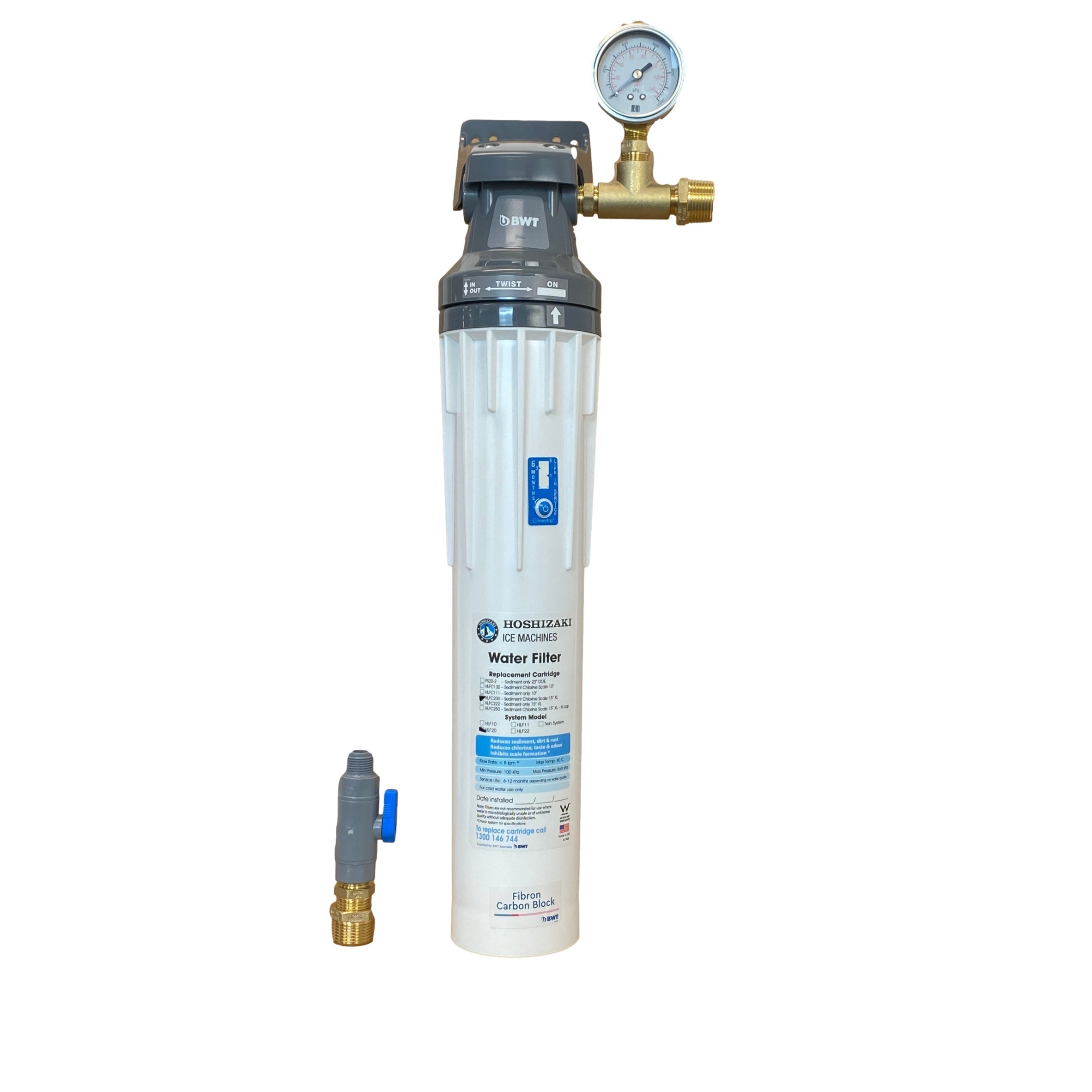 Hoshizaki Filter System HLF20G W/Gauge Hoshizaki