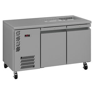Opal - Two Door Stainless Steel Under Counter Refrigerator With Blown Air Well HO2USSBA Mattys