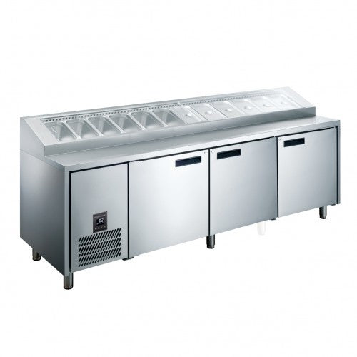 Glacian HPB2476 3 Door Pizza Prep Mattys