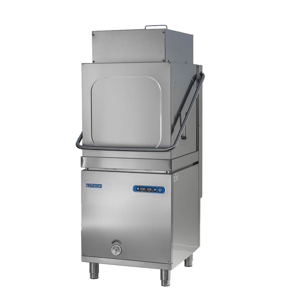 Mach Premium Line Passthrough Dishwasher | Self Condensate Steam Extraction | Heat Recovery | 500x500 Basket | HT504.23RV Mattys