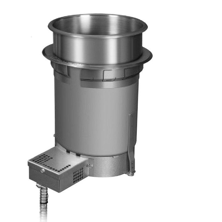 Hatco HWB-4QTD Single Built-In Round Heated Well with Drain Fitting 3.8 Litre Mattys
