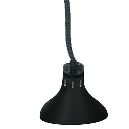 F.E.D. Benchstar Pull Down Heat lamp Black 290mm Round HYWCL14 Mattys