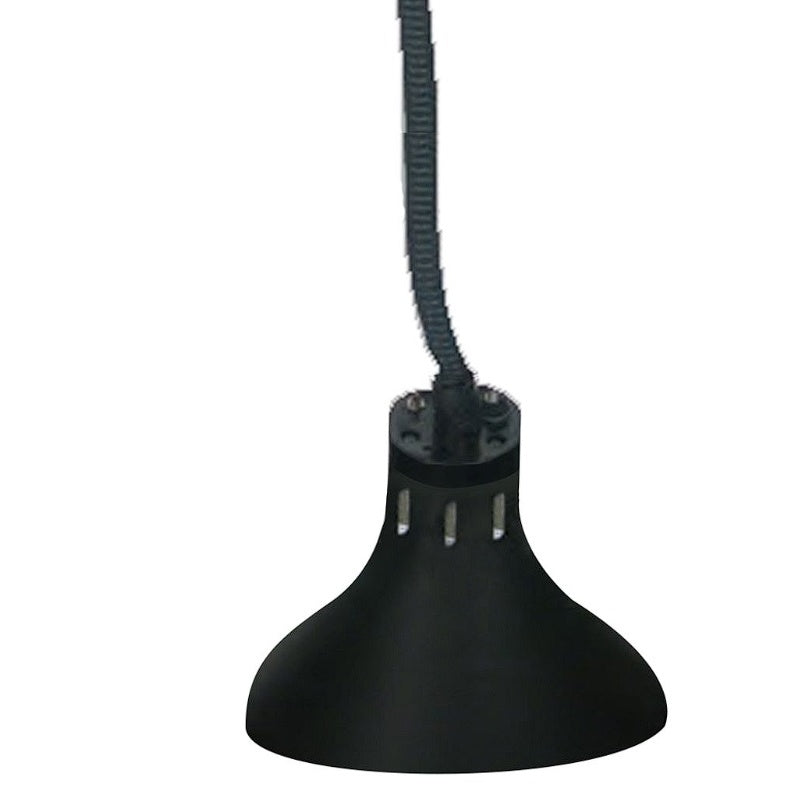 F.E.D. Benchstar Pull Down Heat lamp Black 290mm Round HYWCL14 Mattys