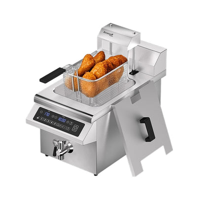 Benchstar Single Tank Auto Lifting Induction Fryer - IF3500S-AL Benchstar