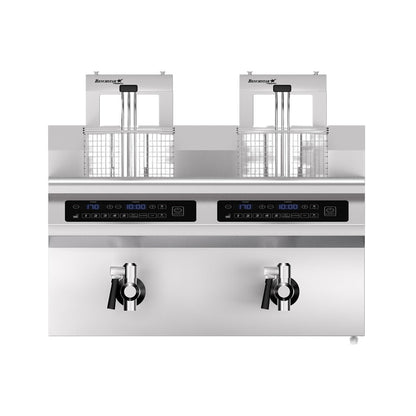 Benchstar Double Tanks Auto Lifting Induction Fryer - IF7000D-AL Benchstar