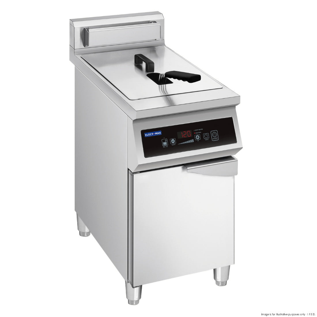 F.E.D ElectMax -IFS10-30L-900 Series Induction Single Fryer with Splashback Mattys