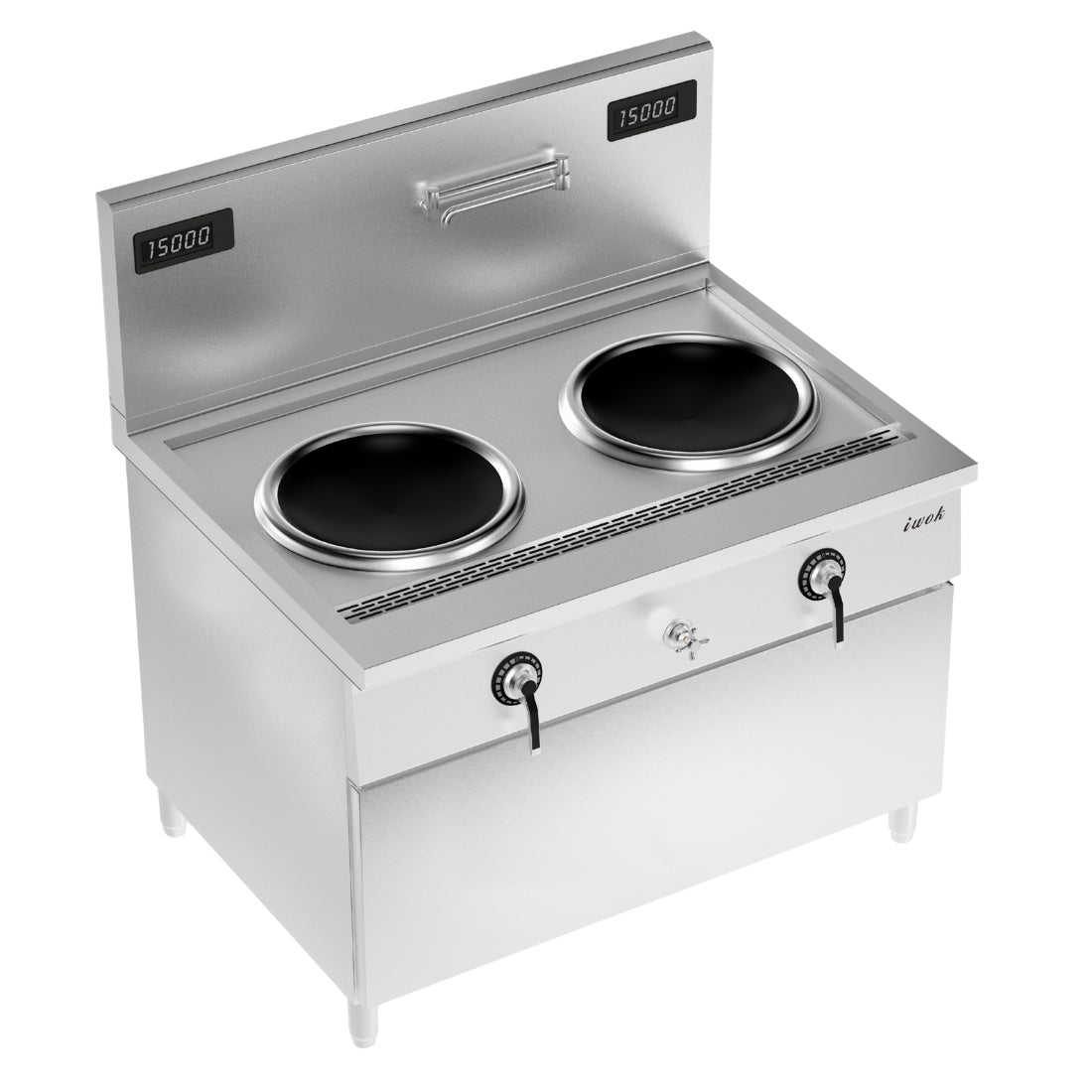 IWOK Commercial Induction Double Wok – IWOK-2 IWOK