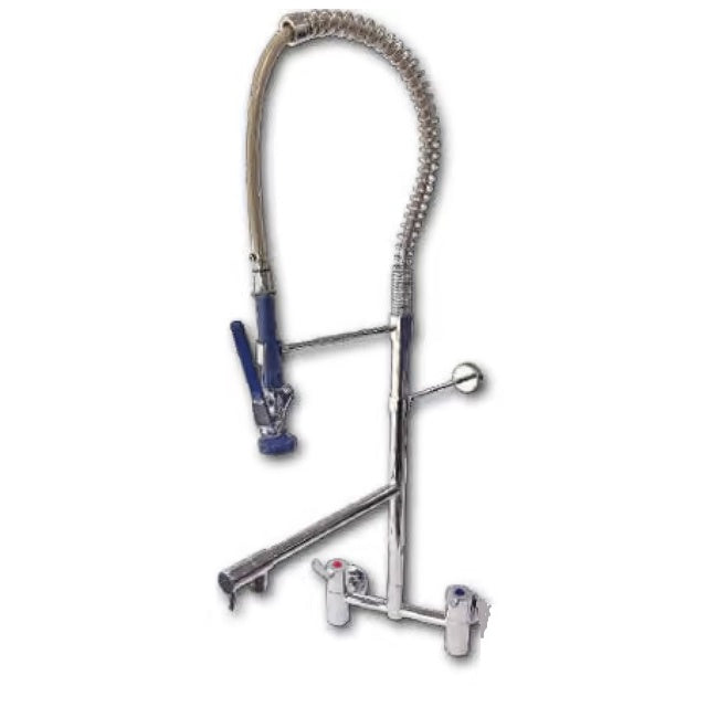Dishwashing Jetstream Wall Mount Pre Rinse Tap Exposed Breech - JET1500W Mattys