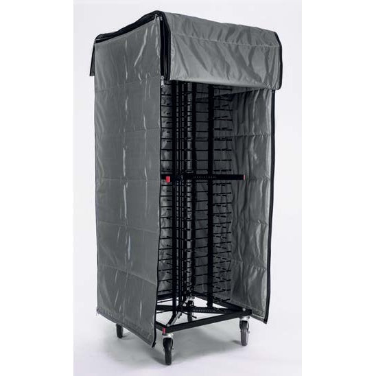 Jackstack JS104TC Mobile Plate Rack with Thermal Cover For 104 Plates Mattys