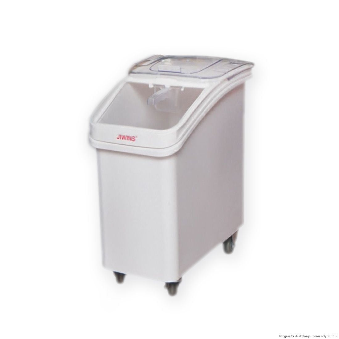F.E.D. Food Tek JW-S102 Food And Ingredients Bin On Castors 102L Mattys
