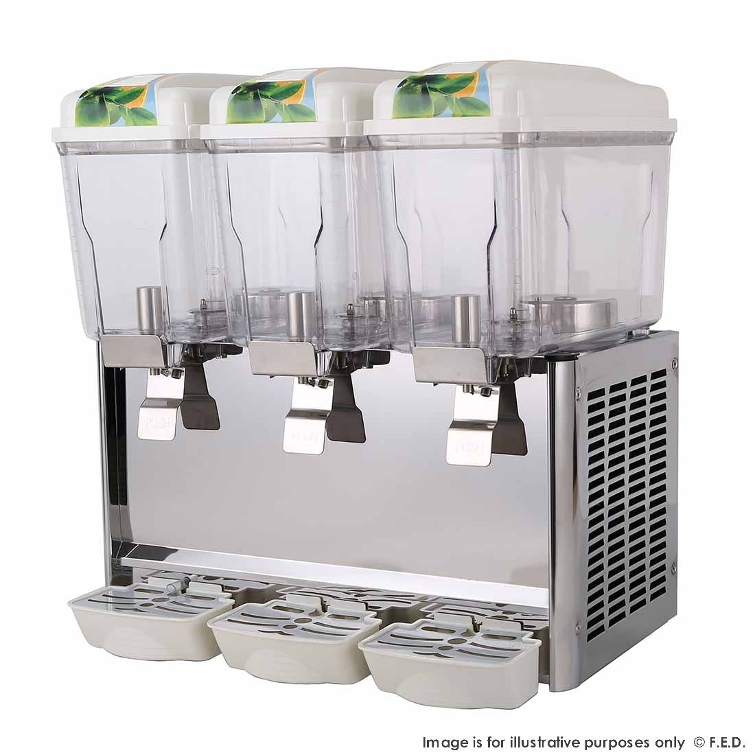 F.E.D. Benchstar - KF12L-3 Triple Bowl Juice Dispenser Mattys