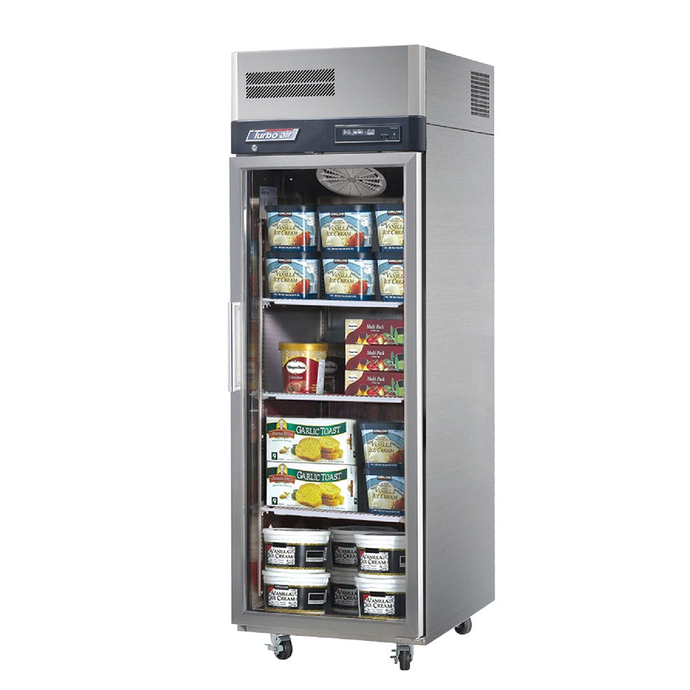 Turbo Air 1 Glass Door Top Mount Upright Freezer 574L KF25-1G-N(HC) Mattys