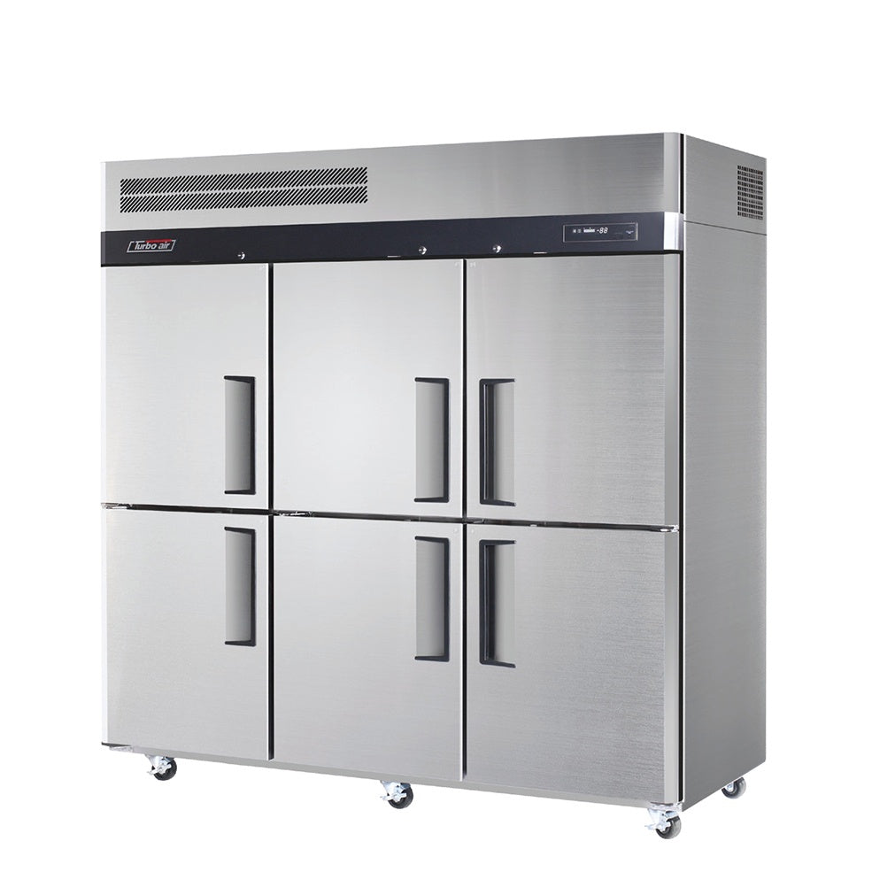Turbo Air - 6 x Half Door Top Mount Upright Fridge 1868L KR65-6-N(HC) Mattys