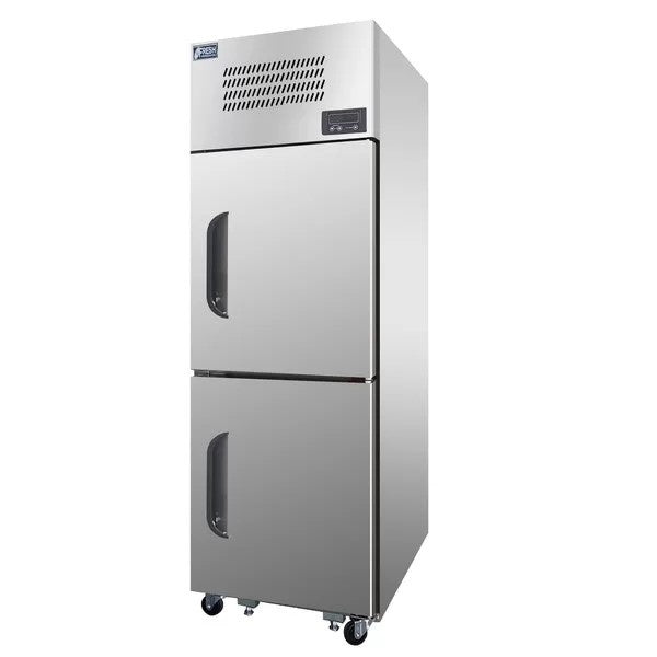 FRESH NARROW MOUNT UPRIGHT REFRIGERATOR 2 HALF DOORS - KTM-25RS2 Mattys