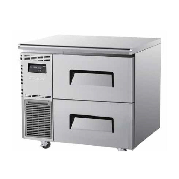 Turbo Air Undercounter 2 Drawer Freezer - 900mm wide KUF9-2D-2-N(HC) Mattys