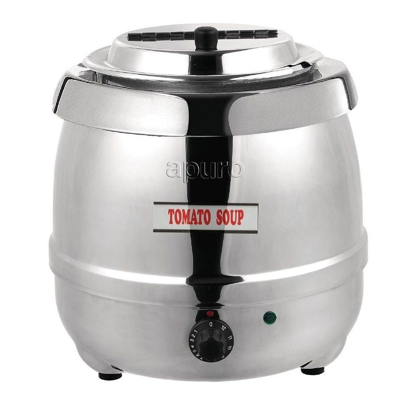 Apuro L714-A Stainless Steel Soup Kettle - 10Ltr L714-A Mattys