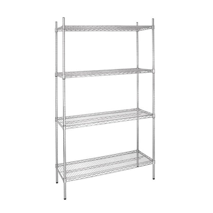 Shelving Vogue 4 Tier Wire Shelving Kit 910x460mm - L927 Vogue