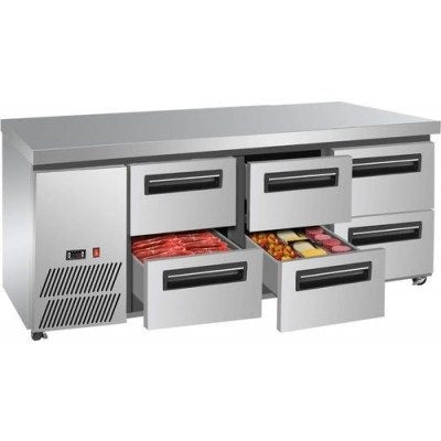 F.E.D. LBC180 Six Drawer Lowboy Fridge Mattys