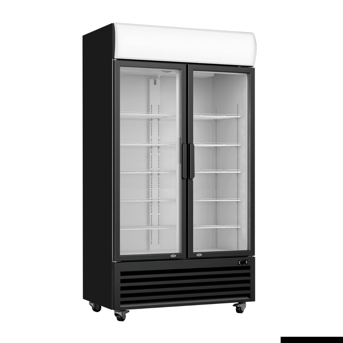 F.E.D Thermaster LG-1200BP Large Two Glass Door Colourbond Upright Drink Fridge Mattys