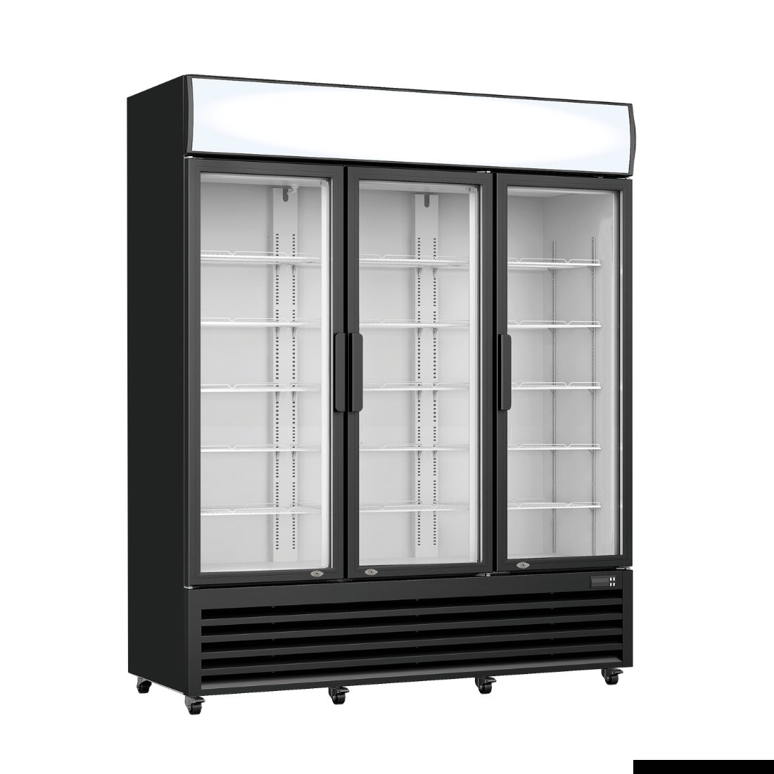 F.E.D Thermaster LG-1203BP Three Glass Door Colourbond Upright Drink Fridge Mattys