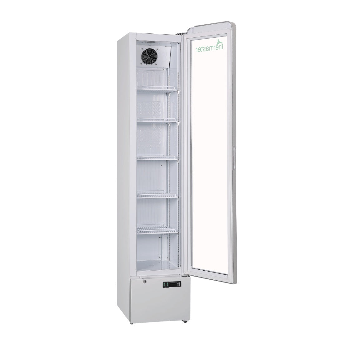 Thermaster SlimFit Upright Glass Door Beverage Fridge - LG166FA Thermaster