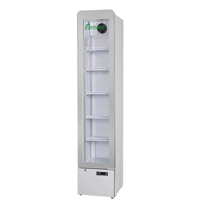 Thermaster SlimFit Upright Glass Door Beverage Fridge - LG166FA Thermaster