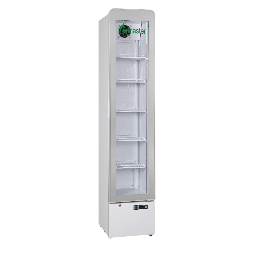 Thermaster SlimFit Upright Glass Door Beverage Fridge - LG166FA Thermaster