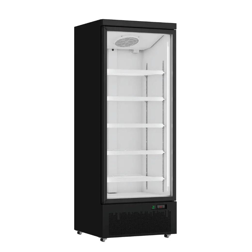 F.E.D Thermaster-LG-600BGBM Door Supermarket Fridge Black Mattys