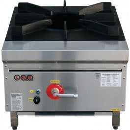 LKK-1BSP Waterless Single Burner Low Profile Gas Wok Cooker Mattys
