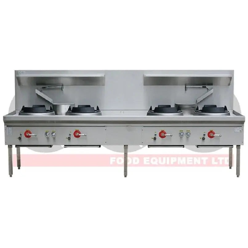 LKK-4B Four Burner Waterless Wok Table (Duckbill) Mattys