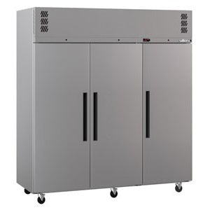 Pearl - Three Door Stainless Steel Upright Storage Freezer - LP3SS Mattys