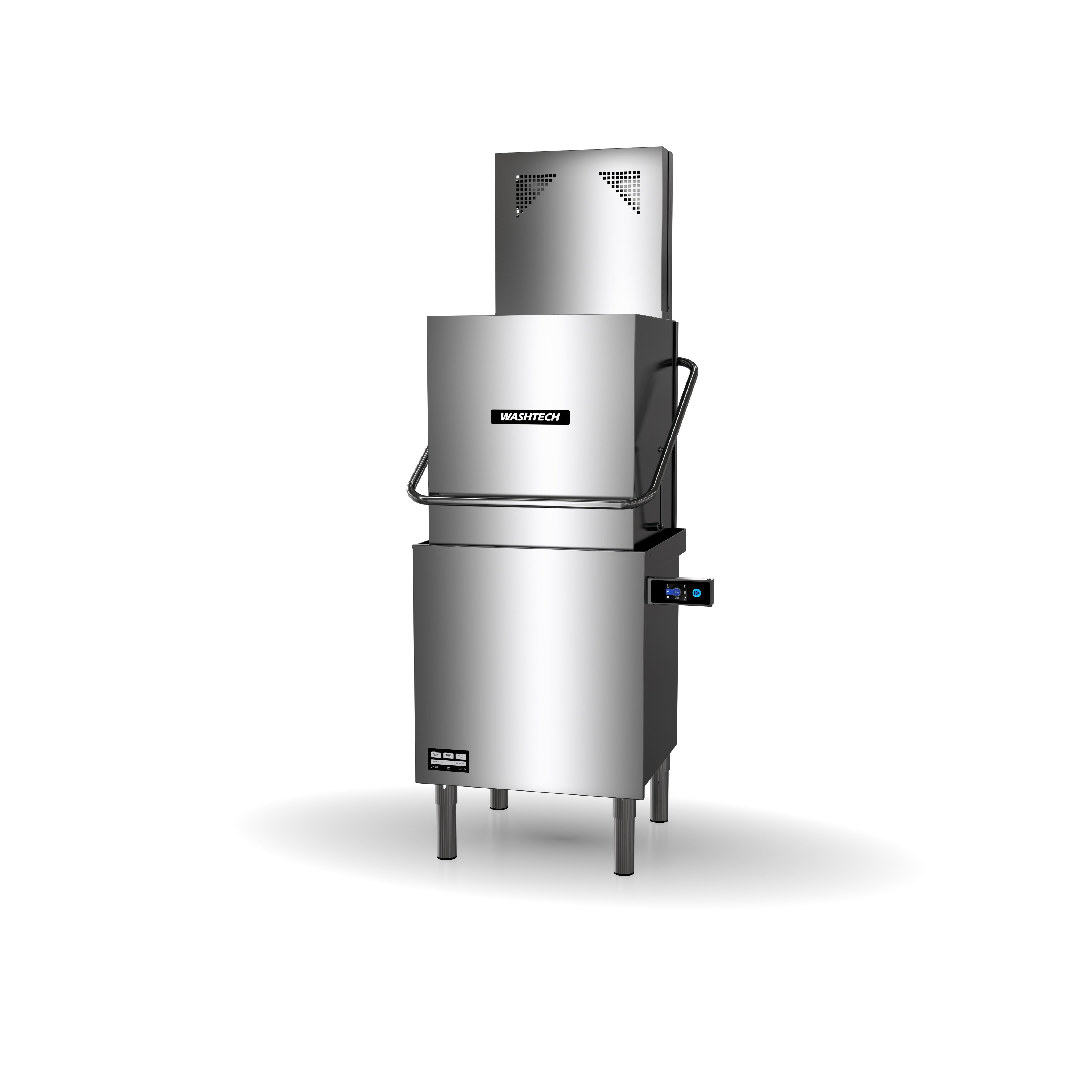 Washtech Professional Passthrough Dishwasher with Heat Recovery Unit 500mm Rack M2C