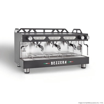 Benchtop F.E.D BEZZERA -MODADE3B MODA DE 3 Group Espresso Machine Black - MODADE3B Mattys