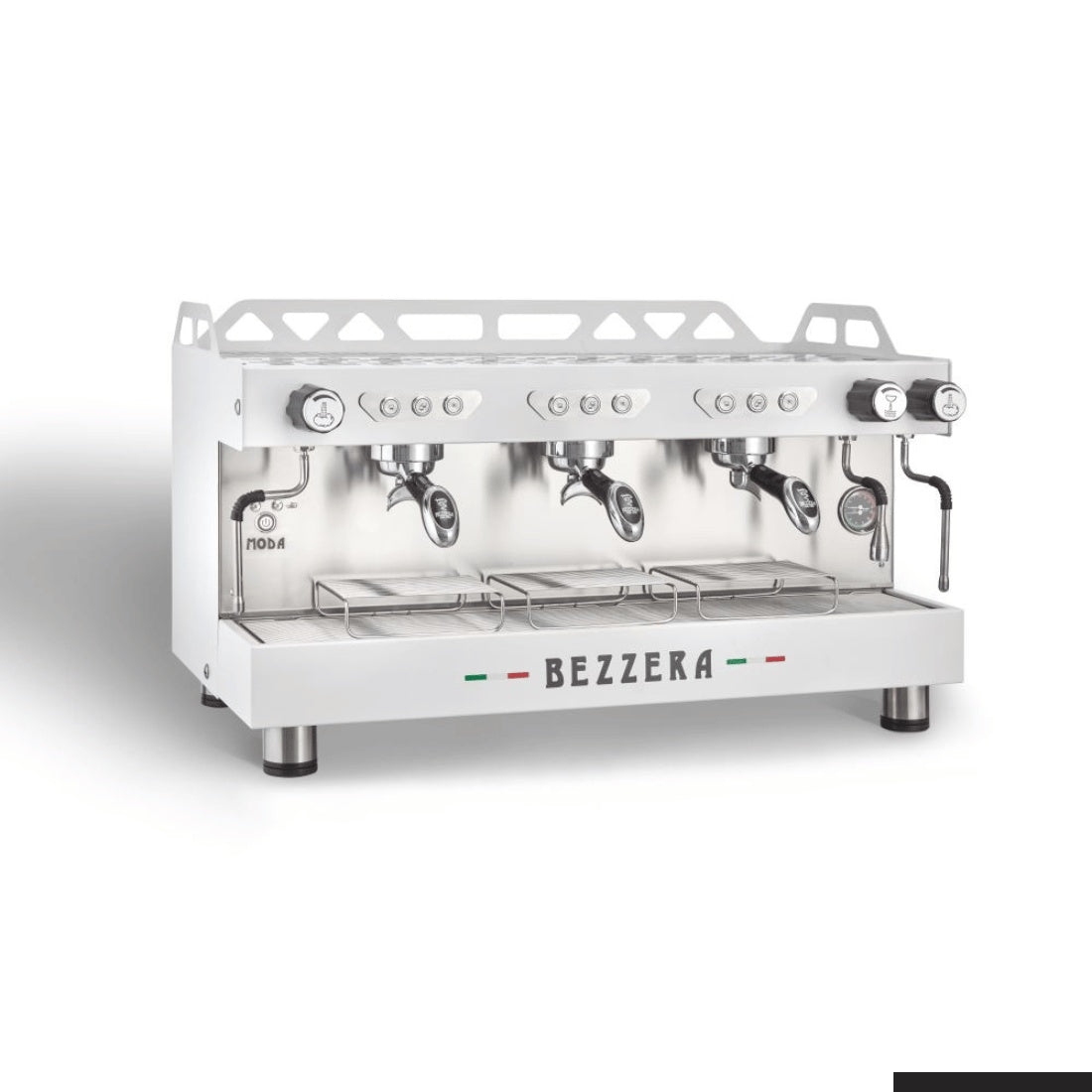Benchtop F.E.D BEZZERA -MODADE3W MODA DE 3 Group Espresso Machine White - MODADE3W Mattys