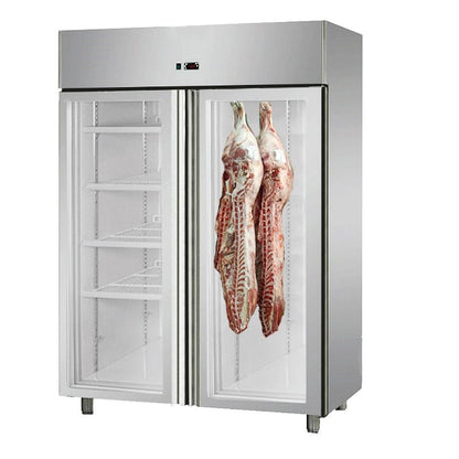 MPA1410TNG Large Double Door Upright Dry-Aging Chiller Cabinet - Smoking Oven Mattys