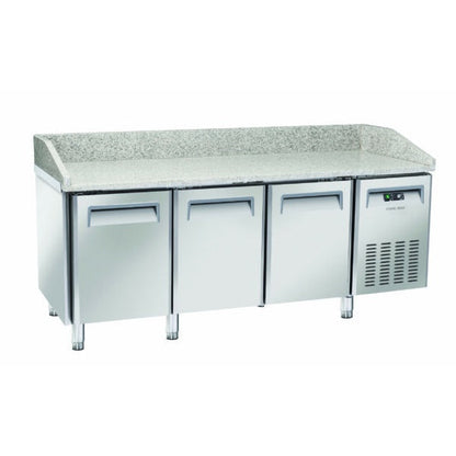 Marble Top Pizza Fridge 3 Door Mattys