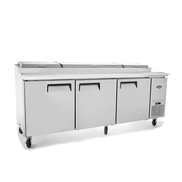 Atosa Three Door Pizza Prep Table Refrigerator 2362mm - MPF8203 Mattys