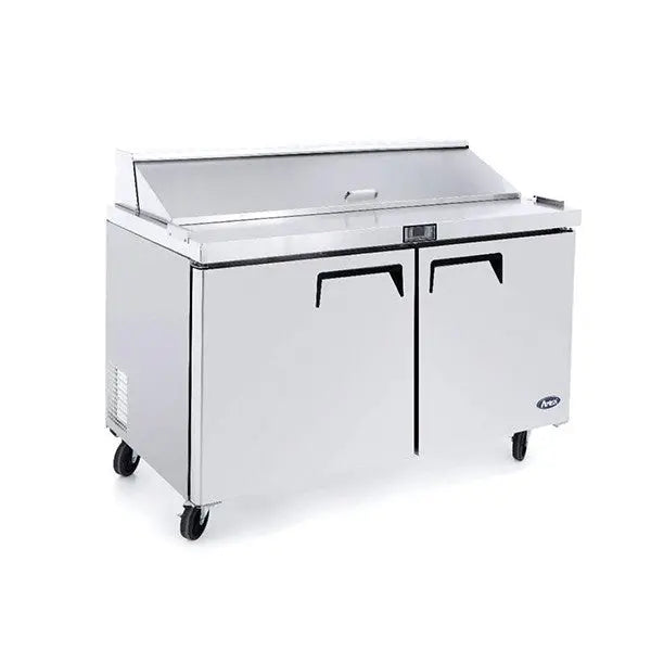 Atosa Double Door Sandwich Prep Table Refrigerator 1225mm - MSF8302 Mattys