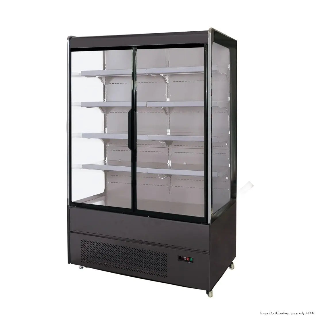 OD-1080P Multi-Deck Open Chiller with Tempered Glass Door Mattys